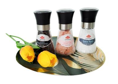 Moedor manual de sal e pimenta com tempero
