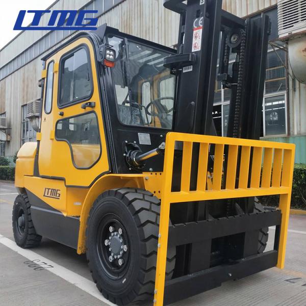 Automatic 5 Ton Diesel Forklift Truck With Optional Isuzu Engine / Cab Heater