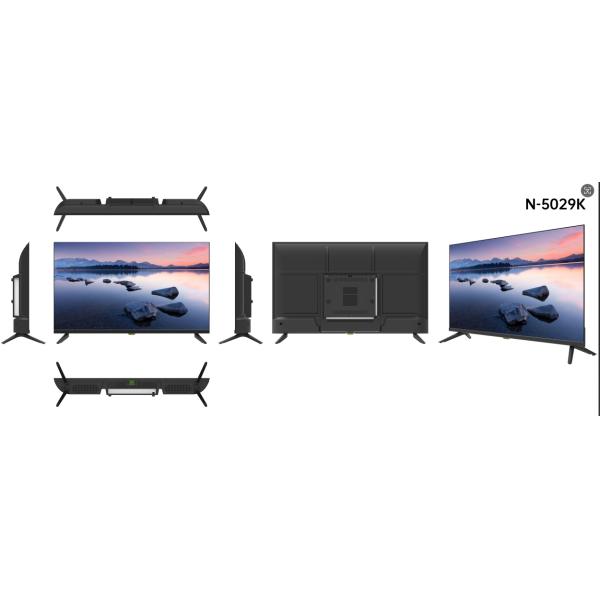High Definition Analog LED TV Ultrathin Thickness 50 Inch 4K TV With Plastic Housing