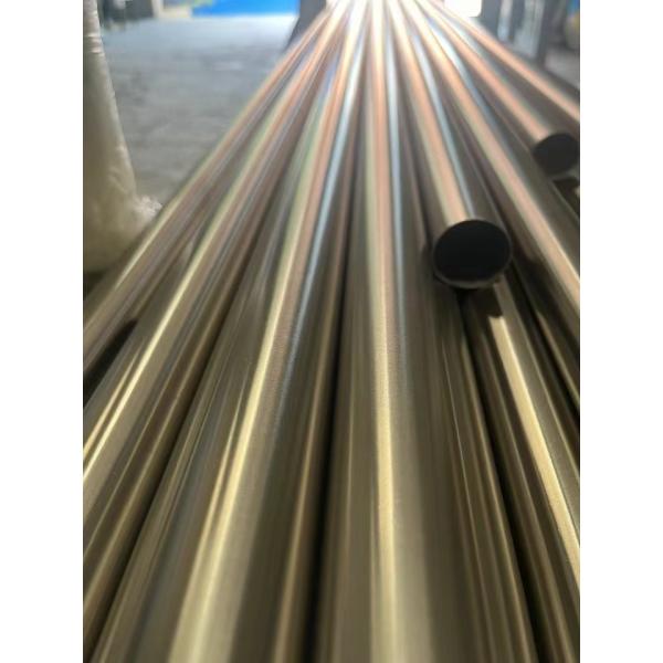 ASTM B337/338 Titanium Welded Tube With High Purity and Large Stock Inventory for High Temperature Resistance Applications