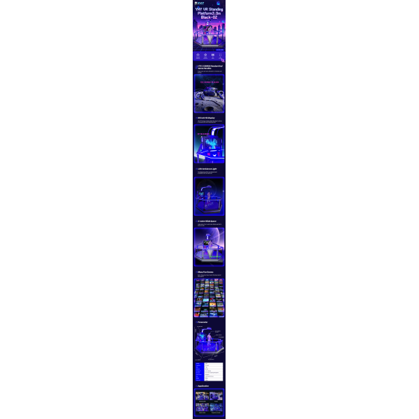 HTC Platform Realistic VR Simulation High Frame Rate Experience Action Driven Gameplay for Game Center