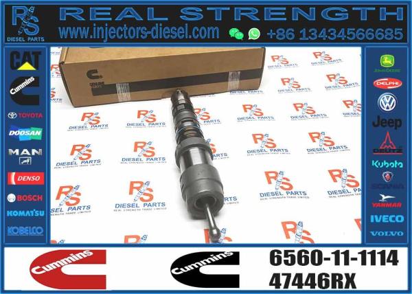 Componentes de repuesto 6560-11-1114 6560111114 inyector de combustible para la venta