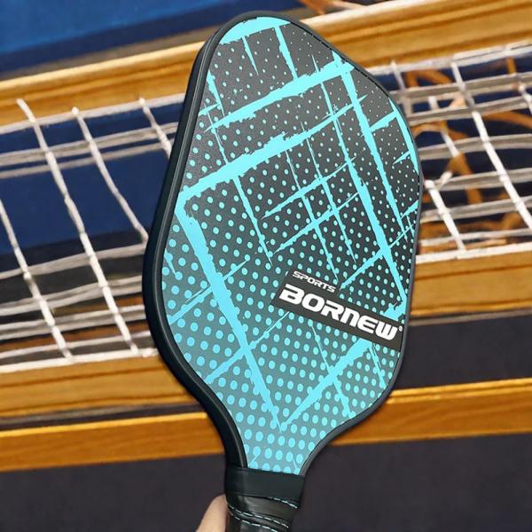 Comfortable Grip Outdoor Pickleball Paddles Lightweight 10mm Thickness