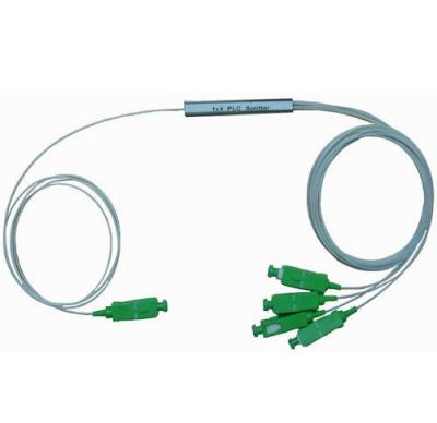 1 * 4 / 1 * 16 / 1 * 32 Fiber Optic PLC Splitter With SC / APC Connector Steel Tube Packaing