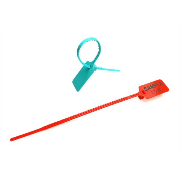 300mm Length Plastic Security Seals With 340 N Tensile Strength And Pull Tight Sealing