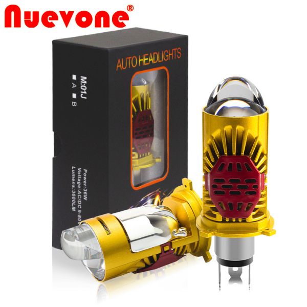 50W H4 Led Motorcycle Headlight High Brightness IP67 Waterpoof Plug And Play