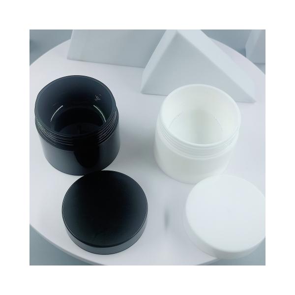 Двухслойные кремовые банки Пластиковые банки для косметики 15 мл 30 мл 50 мл Образец предоставлен