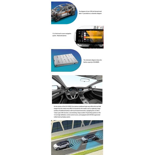 Белый Чанган Подержанный автомобиль 4 колеса 4 двери Малый автомобиль Чистое электрическое