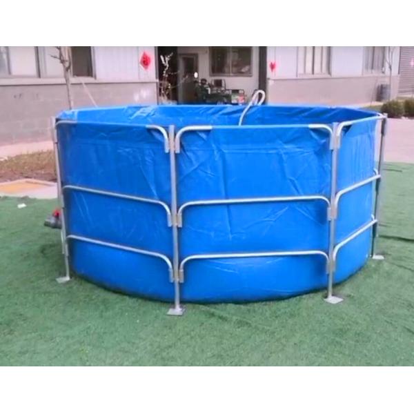 Наружный рециркуляционный ПВХ брезентный рыбный бак 30000L Рыбный пруд Пластиковый резервуар Diy Рыбный пруд