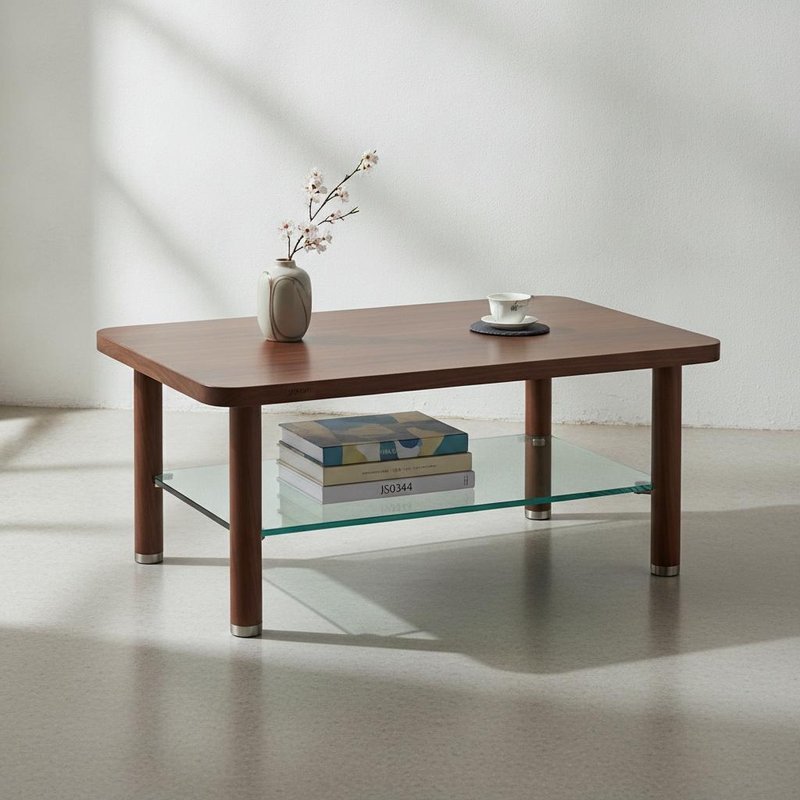 Mirrored Finish Coffee Table with MDF Material and 120X70X46CM Dimensions for Living Room