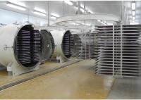 1000 kg/ lot de nourriture machine de séchage par congélation refroidissement à l'air chauffage électrique