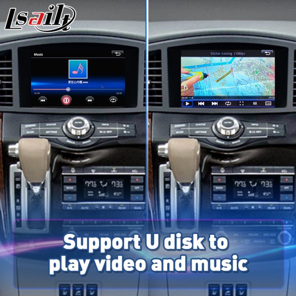 Lsailt Wireless Android Auto Carplay Screen for Nissan Quest E52 2010-2017
