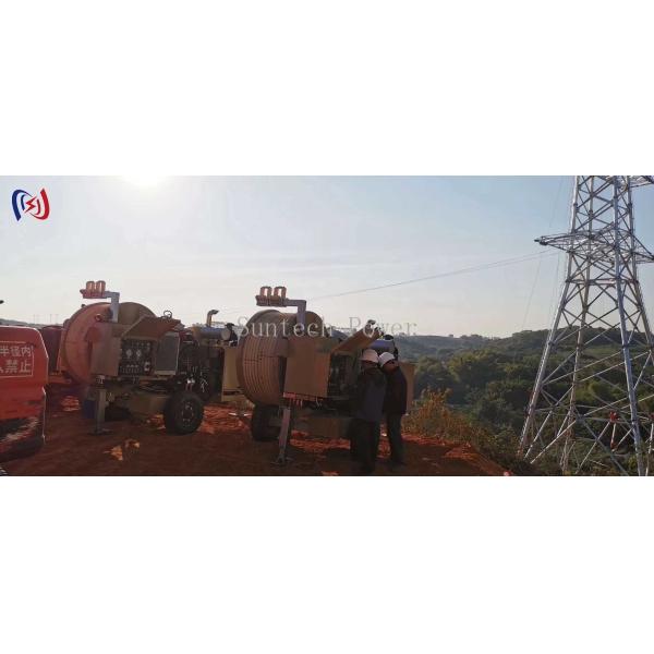 Tirador de cable hidráulico 7.5KN-40KN Máquina de tendido de conductores