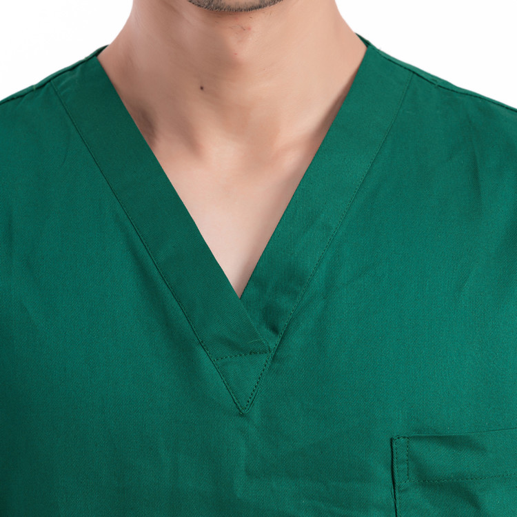 Зеленые люди Scrub рукав M L XL XXL 3XL 4XL форм костюма короткий