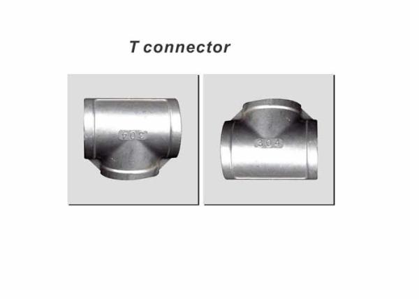 Stainless Steel Universal CE T Connector For Side Channel Vacuum Pump
