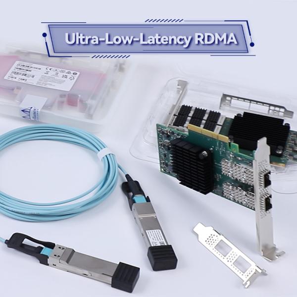 en 10 de l'adaptateur MCX515A-CCAT de carte réseau de 100GbE InfiniBand Mellanox 25 40 50 vitesses d'Oe