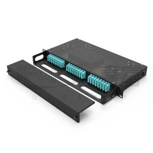 Núcleos do painel de remendo de fibra 1U da montagem em rack de 19 polegadas 48