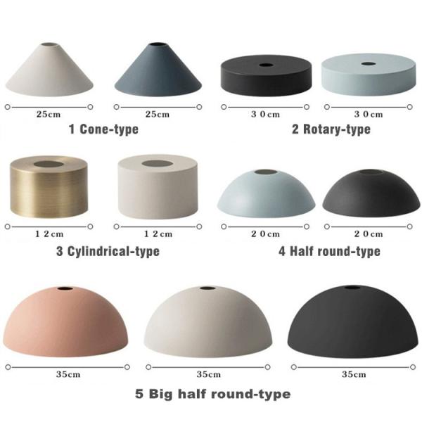 Exhibition Hall 10 / 17cm E27 Iron Art Modern Hanging Light