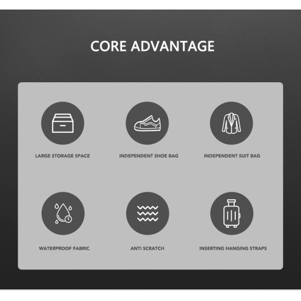 Модные мужчины водонепроницаемая сумка с обувным отсеком