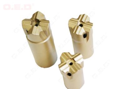 ISO rosqueado T38 9001 do bocado transversal de ferramentas de perfuração R38 da rocha 35crmov aprovado