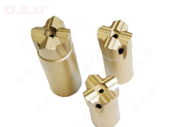 ISO rosqueado T38 9001 do bocado transversal de ferramentas de perfuração R38 da rocha 35crmov aprovado