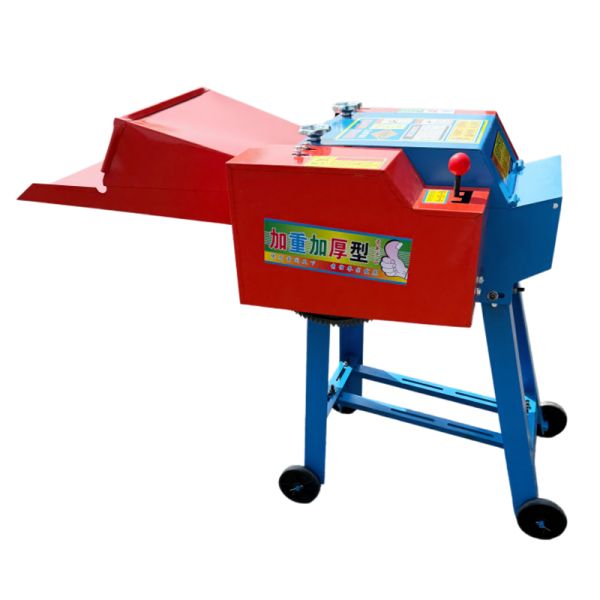 Iron Agricultural Chaff Cutter 1000kg/H Output Grass Chopper Machine For Animal Feed