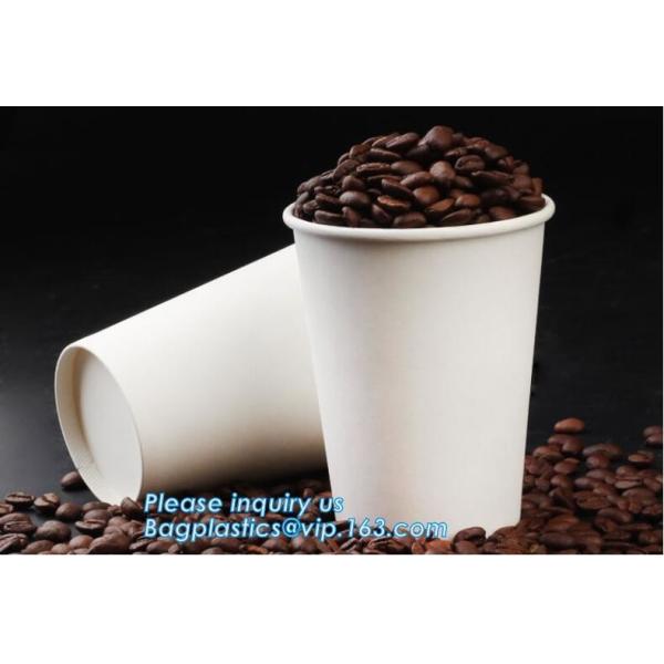 8 OZ Disposable Eco Friendly Coffee Paper Cup,Disposable kraft paper cup customizable coffee milk water juice cup PACKAG