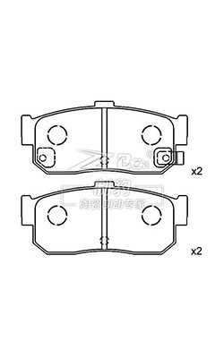 2.5 фунтов BMW набор тормозных подушек / Bmw передний тормозные подушки набор с датчиком износа включен OE No 34 11 6 761 244