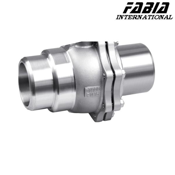 Válvula de esfera pneumática de duas peças com baixa resistência