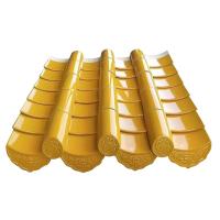 Oro Amarillo Tamaño grande Antiguos azulejos acristalados Construcción de templos chinos Diseño del techo