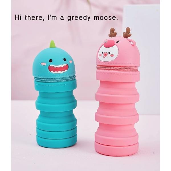 Свертываемый силиконовый карандаш, легко очищаемый, водонепроницаемый