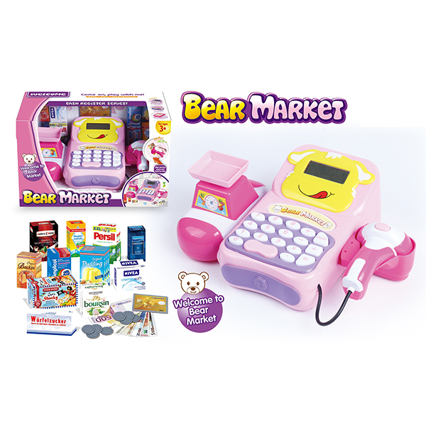 AA Battery Powered Caculator Scanner Mic Children's Play Toys For Boys And Girls