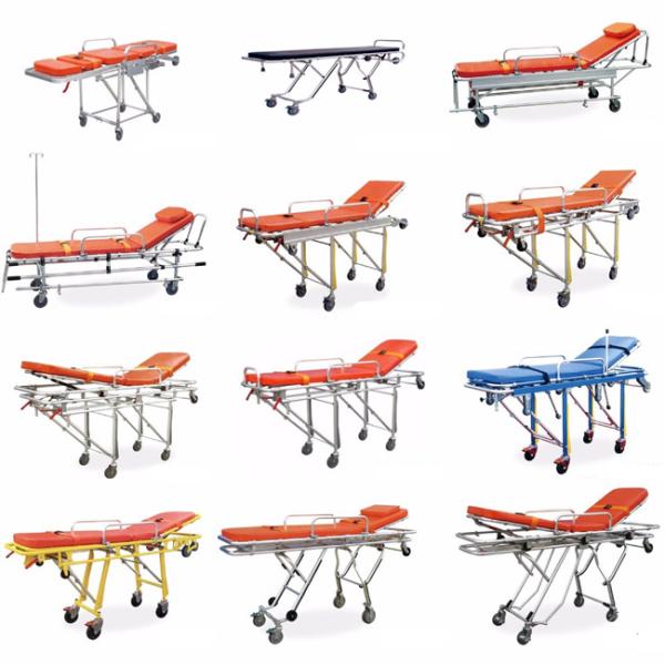 Portable Loading Patient Stretcher Trolley Automatic Hospital Ambulance Stretcher