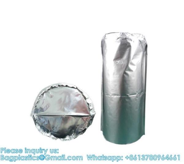 Composite Pure Aluminum Foil 200 L Drum Liners 55 Gallon Drum Liners Round Bottom Aluminum Foil Bag For Storage