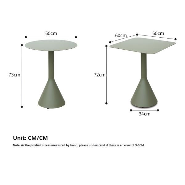 Outdoor Metal Aluminium Table And Chair Sets