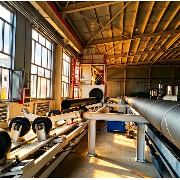 Efficient Sand Blasting Machine for Steel Pipe with Dual-function Internal & External Blasting and High Cleaning Efficiency