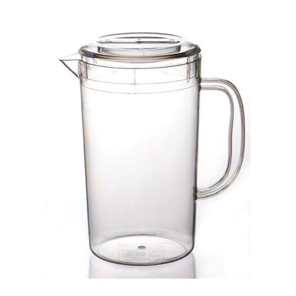 Large Capacity Plastic Beer Pitcher Heat Resistant Plastic Water Jug With Lid 70oz