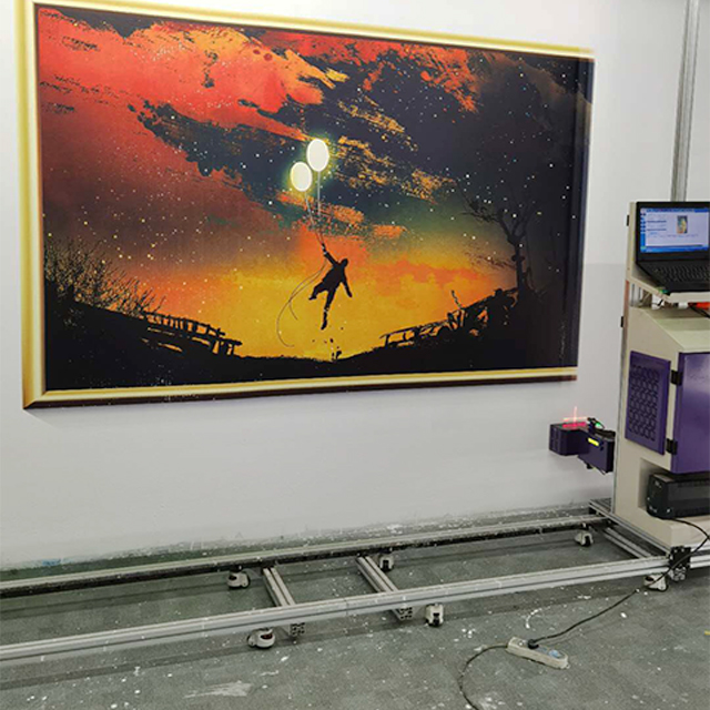 Машина настенной живописи Shervin CE CMYK вертикальная