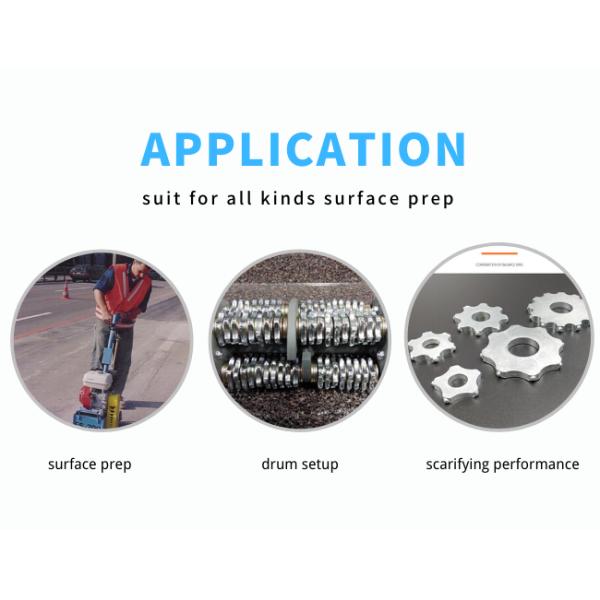 Конкретные части Планерс пола резцы карбида 5 пунктов филируя на оборудовании подготовки поверхности