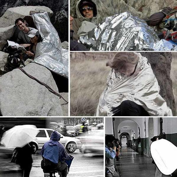 Factory Hot Selling Thermal Foil Survival Mylar Emergency Rescue Blanket