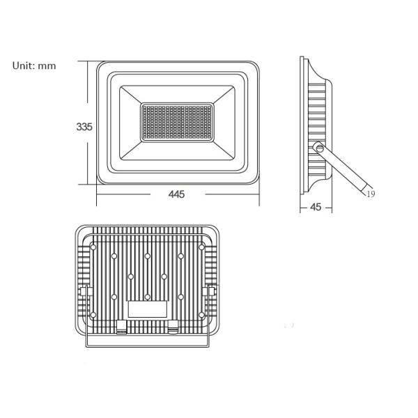 Yard Garage Parking Lot Outdoor LED Flood Light 300W 200W 150W 100W 50W Reflector Led CE