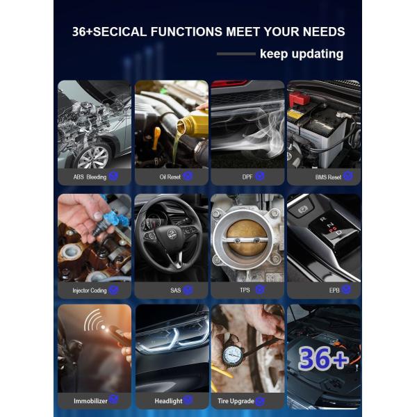 XTOOL D7 Автомобильный диагностический инструмент Двунаправленная поддержка OE уровень полная диагностика с 36+ услуг IMMO/Key Programmin