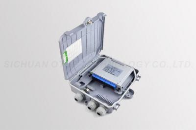 16 Port Fiber Optic Distribution Box 1*16 PLC Splitter Duplex LC 16 Cores