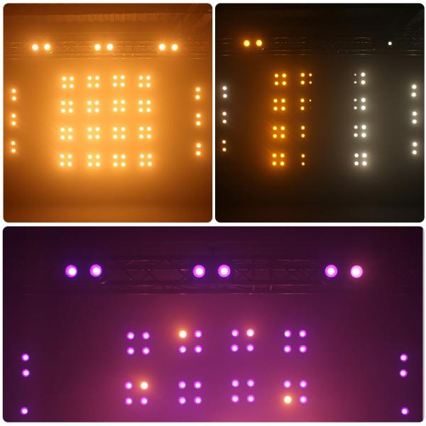 High Power LED 4*90W 4 Eyes LED Blinder Stage Light IP65 Outdoor Waterproof Amber Warm White COB Matrix Light for Concert