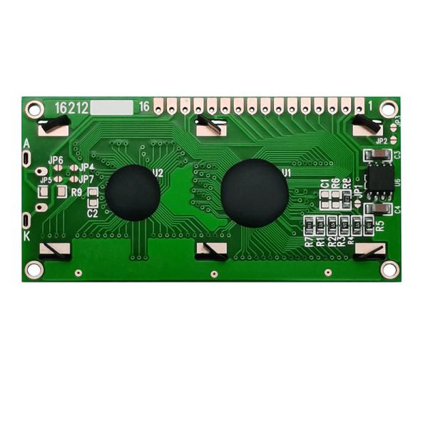 cor verde amarela HTM1602-12 do módulo médio do LCD do caráter 16x2