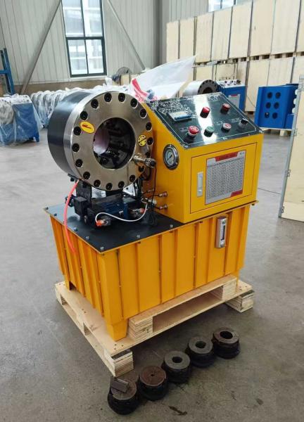 DX68 Máquina de acoplamiento de mangueras con rango de acoplamiento de 6-51 mm Capacidad de 2 pulgadas y 10 matrices incluidas