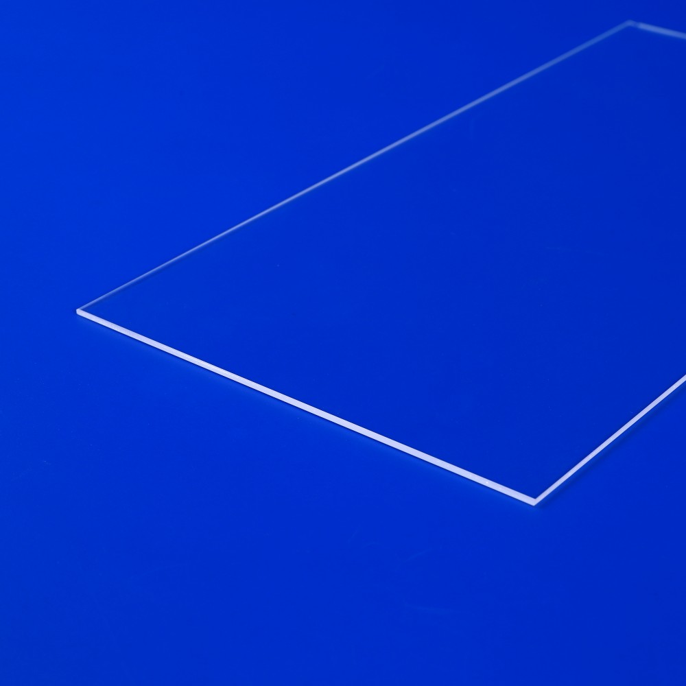 High Precision Polished Quartz Wafer Quartz Sheet 99.99 Purity Transparent