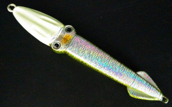 Lead alloy metal squid lure  120g 150g 180g 200g 300g 5colors with luminous