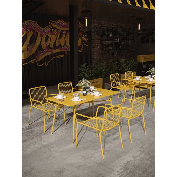 Rustic Vintage Metal Booth Durable Card Seat table for Outdoor Home Bar Cafe Dining