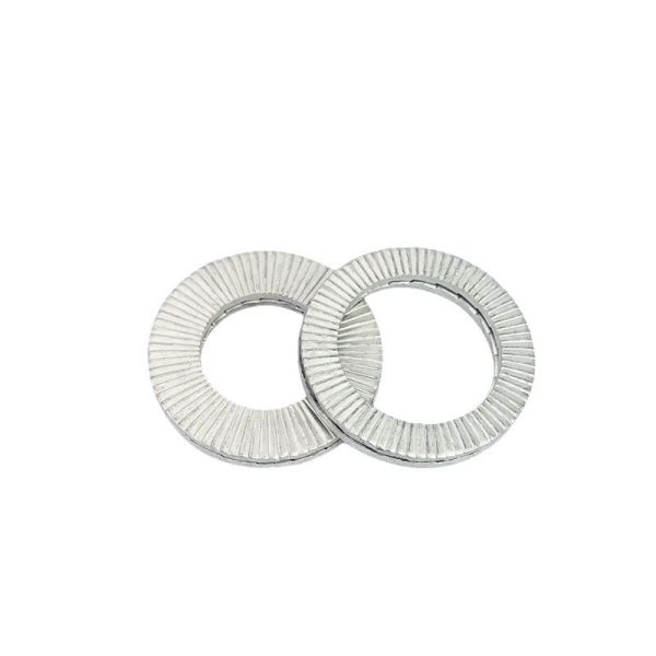 DIN25201 Double Layer Self Locking Washer Wedge Lock Washer for Heavy Machinery
